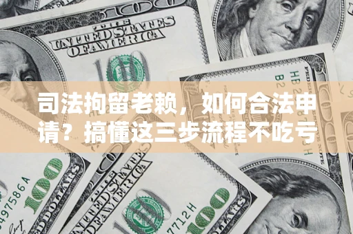 北京司法拘留老赖，如何合法申请？搞懂这三步流程不吃亏！