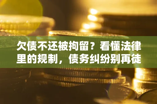 北京欠债不还被拘留？看懂法律里的规制，债务纠纷别再徒劳奔波