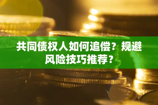 北京共同债权人如何追偿？规避风险技巧推荐？
