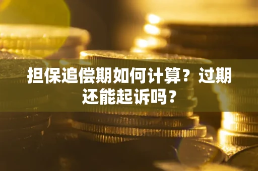 北京担保追偿期如何计算？过期还能起诉吗？
