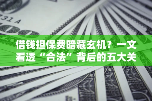 北京借钱担保费暗藏玄机？一文看透“合法”背后的五大关键陷阱